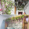 2Pcs Wisteria Hanging Vine for Wedding Arch & Garden Decor 3