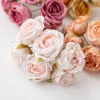 Mini Silk Rose Bouquets for DIY Wreaths & Holiday Decor 3