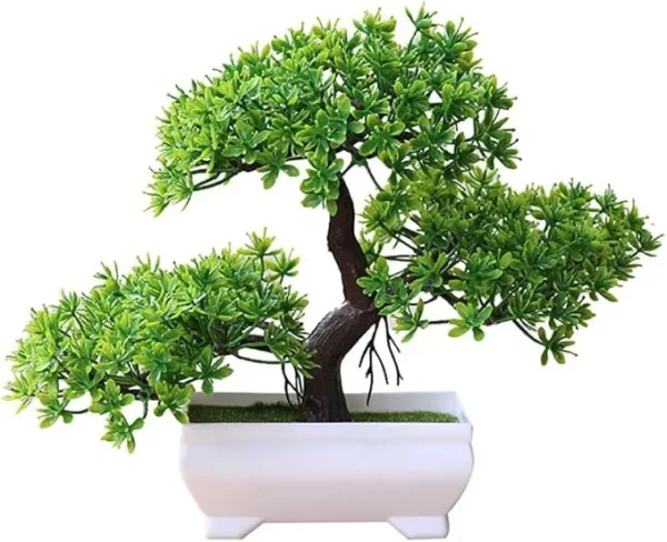 Green Bonsai with Small Tree & Flowers for Events 1