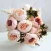 Silk Peony Bouquet for Wedding & Home Interior Decorations 3