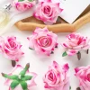 10PCS Artificial Flannel Roses for Scrapbooking Wedding Home Garden Decor 5