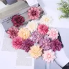 5PCS Dahlia Artificial Flower Heads for Wedding DIY Wreath Craft Decoration 2