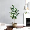 4-5ft New Artificial plants Camellia tree 4