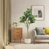 Set of 2 Artificial Fiddle Leaf Fig Trees 4