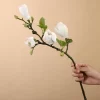 Artificial Silk Magnolia Flowers for Wedding, Garden & Home Decor 6