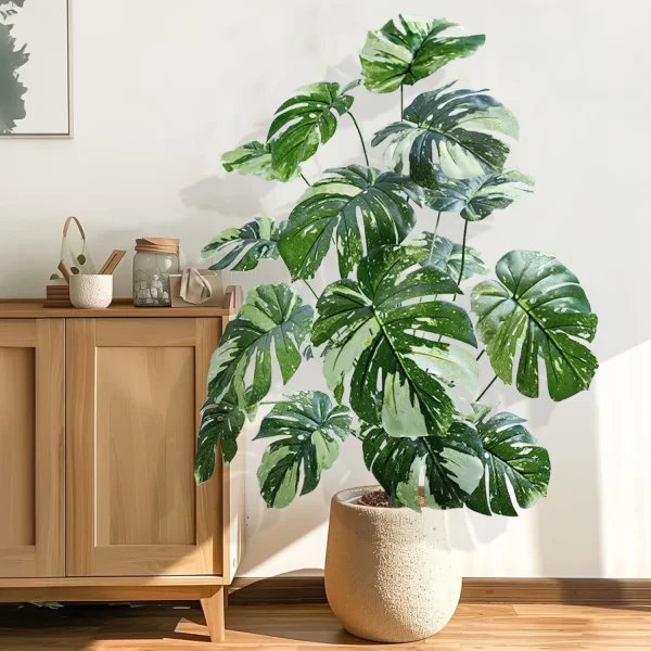 100cm 18 Prong Large Artificial Monstera Plant 1