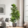 3.9FT Tropical Artificial Ficus Plants Branches 2