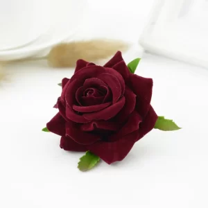 2/5Pcs 6CM Roses – High-Quality Artificial Flowers for Decor 1