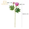 European-Style 2 Heads Simulated Peony Silk Flowers for Wedding Home Decor 4