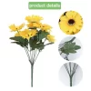 7 Heads Artificial Sunflower Bouquet 6