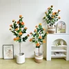 4-5ft New Artificial plants Camellia tree 5