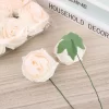 30/5PCS Artificial Foam Rose Flowers with Stems for DIY Wedding Bouquets & Party Decor 4