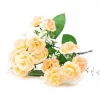 15 Heads Silk Rose Artificial Bouquet for Wedding 5