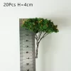 20Pcs Model Trees Train Railroad Micro Landscape 4