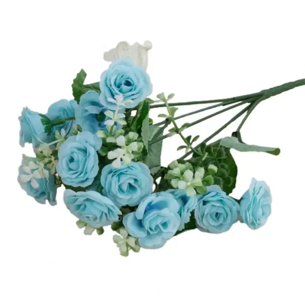 Vivid Blue Rose Bouquet for Home & Party Decoration 1