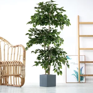 5.9FT Artificial Monstera & Banyan Tree 1