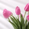 10Pcs PE Foam Tulip Bouquet for Wedding & Garden Decor 5