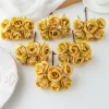 6PCS Silk Rose Artificial Flowers 4