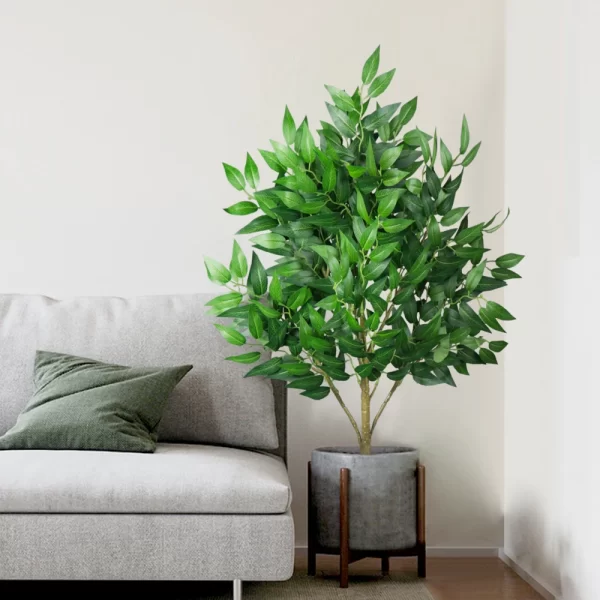 42-64cm Eucalyptus & Willow – Elegant Faux Plant for Décor 1