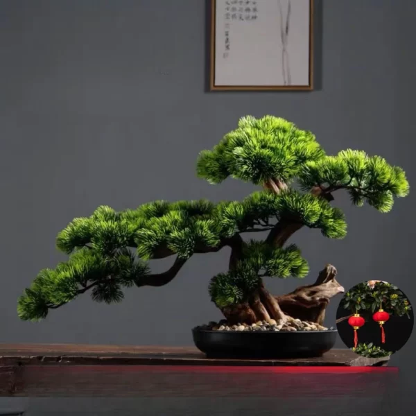 Welcome Pine Bonsai Desk Ornament 1