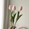 Real Touch Tulip Imitation Flower Bouquet for Bedroom Wedding Floral Decor 2