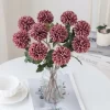 Silk Chrysanthemum Bouquet for Wedding & Home Decor Arrangements 6