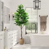 Artificial Fiddle Leaf Fig Tree 6FT Tall 6