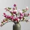 Artificial Silk Magnolia Flowers for Wedding, Garden & Home Decor 4