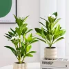 Artificial Azaleas Plant with Faux Ficus Leaves 5