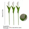 Real Touch Tulip Imitation Flower Bouquet for Bedroom Wedding Floral Decor 5