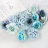 16Pcs Silk Flower Heads for DIY Wedding & Party Decor 2