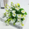 28-Head Silk Daisy Bouquet for Home, Garden & Party Decor 4