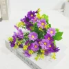 28-Head Silk Daisy Bouquet for Home, Garden & Party Decor 6