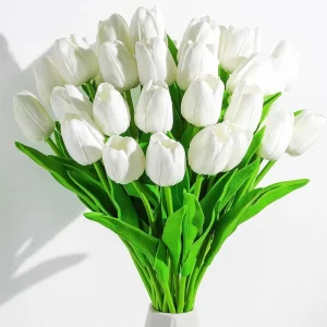 2024 Lifelike PU Tulip Bouquet for Garden & Party Decor 1