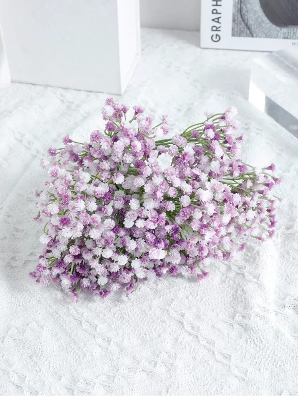 6/12/18 Pcs Purple Artificial Flowers for Bouquets & Centerpieces 1