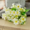 28-Head Silk Daisy Bouquet for Graves & Outdoor Decor 3