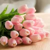 2024 Lifelike PU Tulip Bouquet for Garden & Party Decor 4