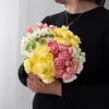 6Pcs Artificial Rose Bouquets for Wedding & Photo Props 3