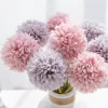 5Pcs Silk Chrysanthemum Balls for Vase Arrangements & Weddings 2