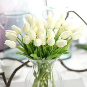 31Pcs Real-Touch Tulips for Wedding, Christmas & Garden Decor 1