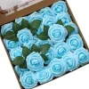 10/25/50Pcs Foam Roses for DIY Bouquets & Garden Decor 4