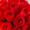 10PCS Red Silk Roses for Weddings, Wreaths & Home Decor 2