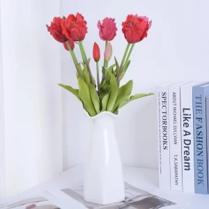 Parrot Wave Tulip Silicone Bouquet for Soft Floral Displays 1