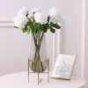 Real-Touch Pink & White Latex Roses for Farmhouse Decor 4