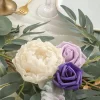 16pcs Real-Looking Foam Peonies for DIY Bridal Bouquets 4