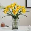 3/5/10pcs Silk Daffodils for Spring Wedding & Outdoor Decor 3