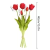 Parrot Wave Tulip Silicone Bouquet for Soft Floral Displays 3