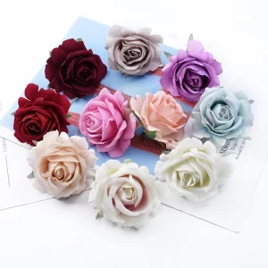 6/10 Pcs Velvet Roses for Valentine’s Day & Wall Decor 1