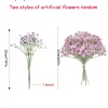 6/12/18 Pcs Purple Artificial Flowers for Bouquets & Centerpieces 2