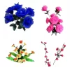 5pcs Nylon Stocking Flowers for Handmade Wedding & Garden Crafts 3